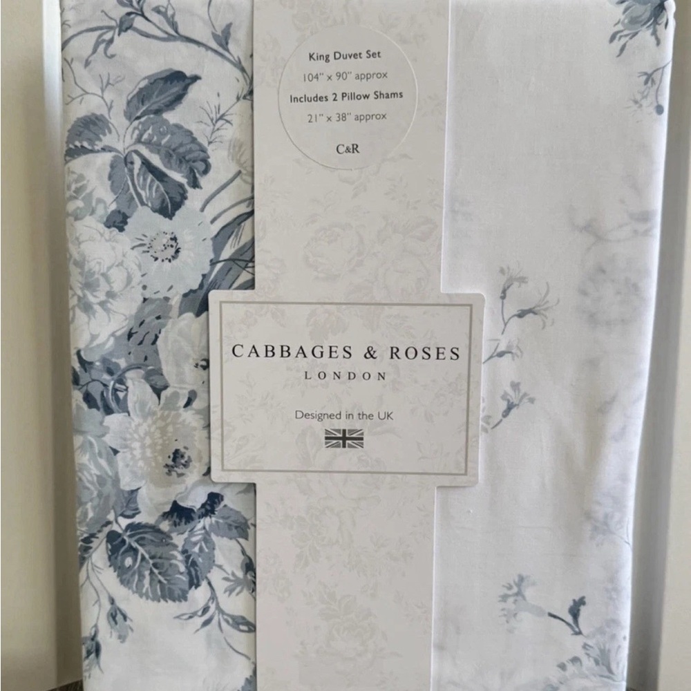 Used king duvet & shams